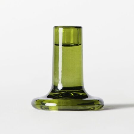 Kandelaar ⌀5x12cm Bink glas groen
