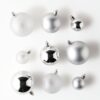 Kerstballen set zilver - 44 stuks (zilver)