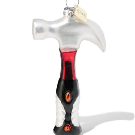 Kersthanger 11cm glas hamer