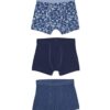Kinderboxers blob - 3 stuks blauw