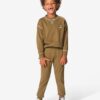 Kinderkledingset sweat regular fit bruin