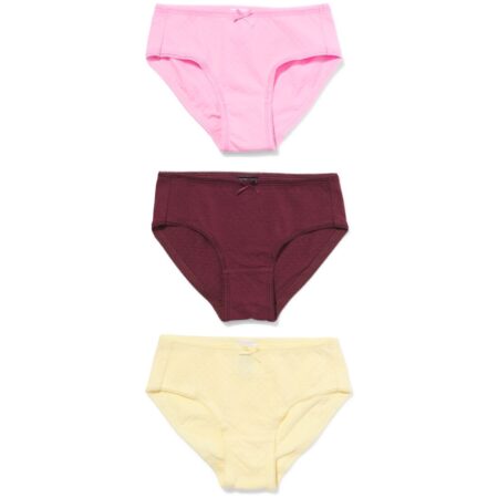 Kinderslips uni katoen - 3 stuks multicolor