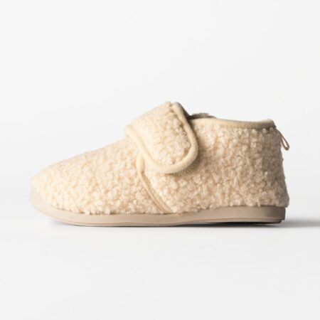 Kindersloffen teddy beige