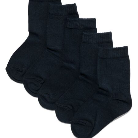 Kindersokken- 5 paar donkerblauw