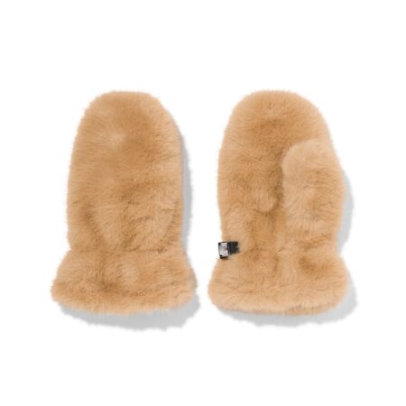 Kinderwanten imitatiebont taupe