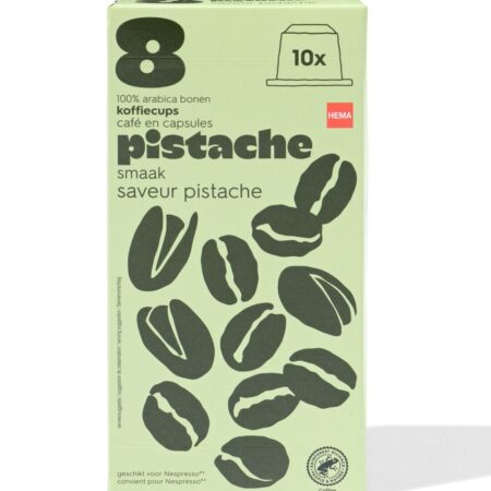 Koffiecapsules pistache - 10 stuks