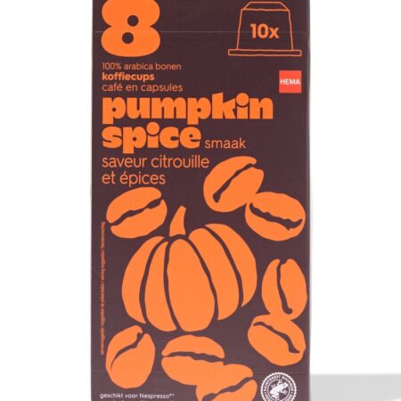 Koffiecapsules pumpkin spice - 10 stuks