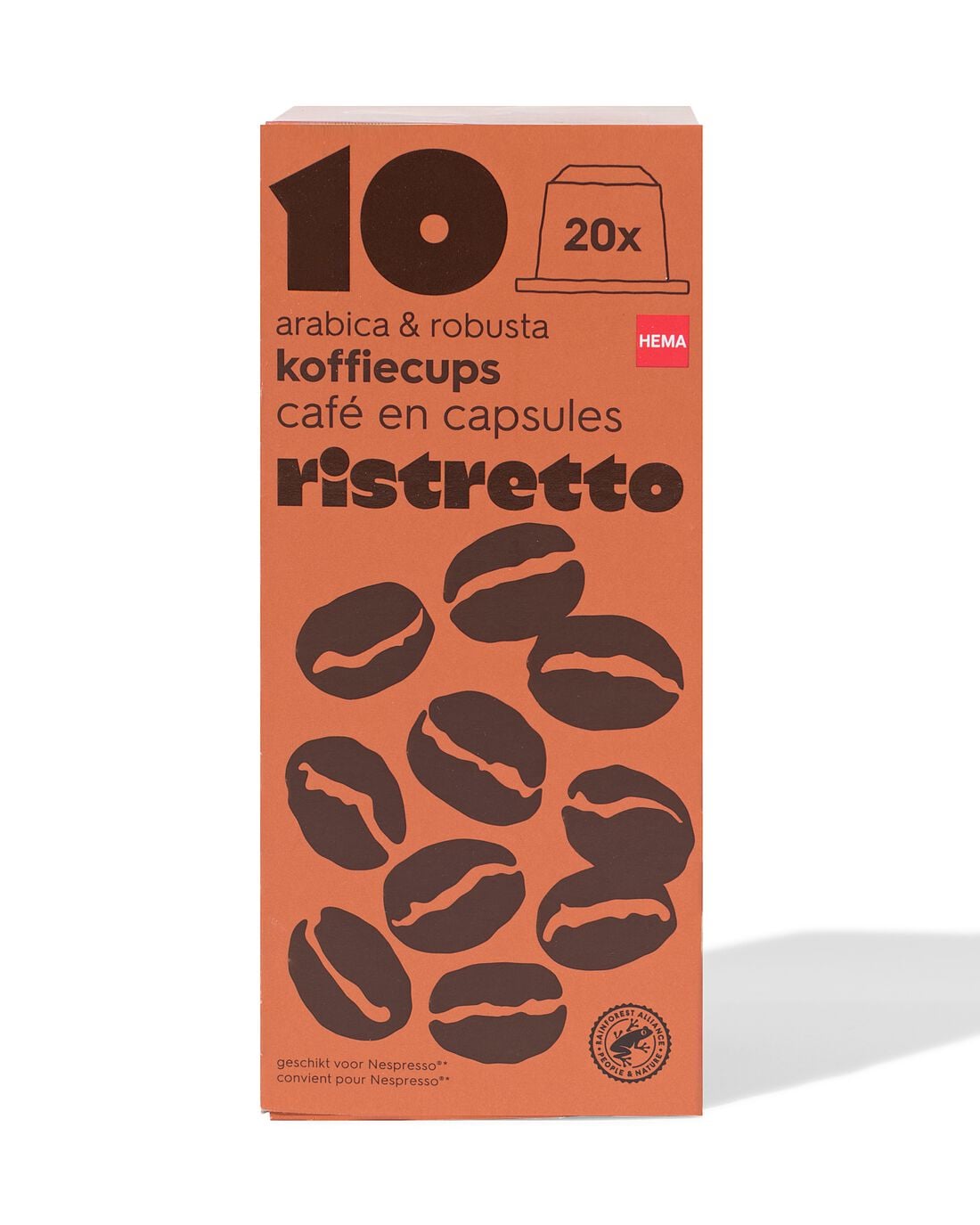 Koffiecups ristretto - 20 stuks