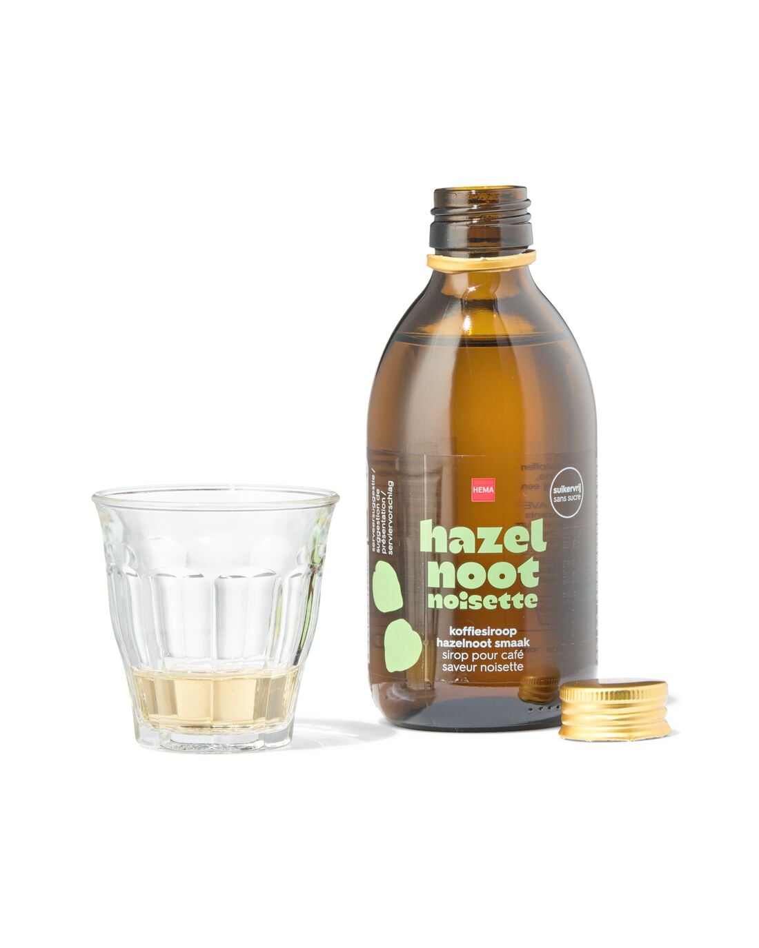 Koffiesiroop hazelnoot suikervrij 250ml