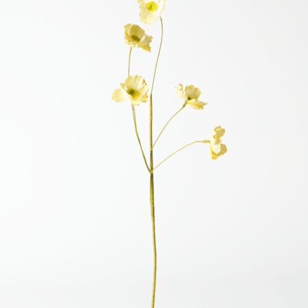 Kunstbloem boterbloem 55cm lichtgeel