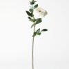 Kunstbloem roos 55cm wit
