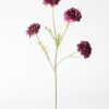 Kunstbloem zinnia 55cm donkerpaars