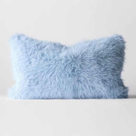 Kussenhoes 50x30cm superzacht blauw