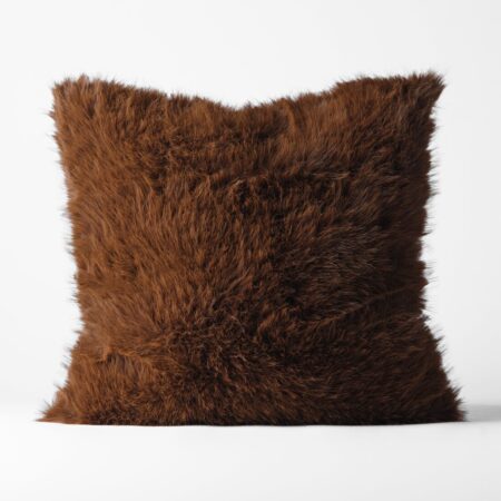 Kussenhoes 50x50cm superzacht bruin