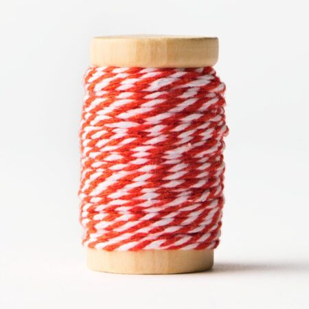 Lint 15m rood-wit