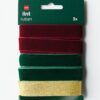 Lint velvet - 3 stuks (multi)