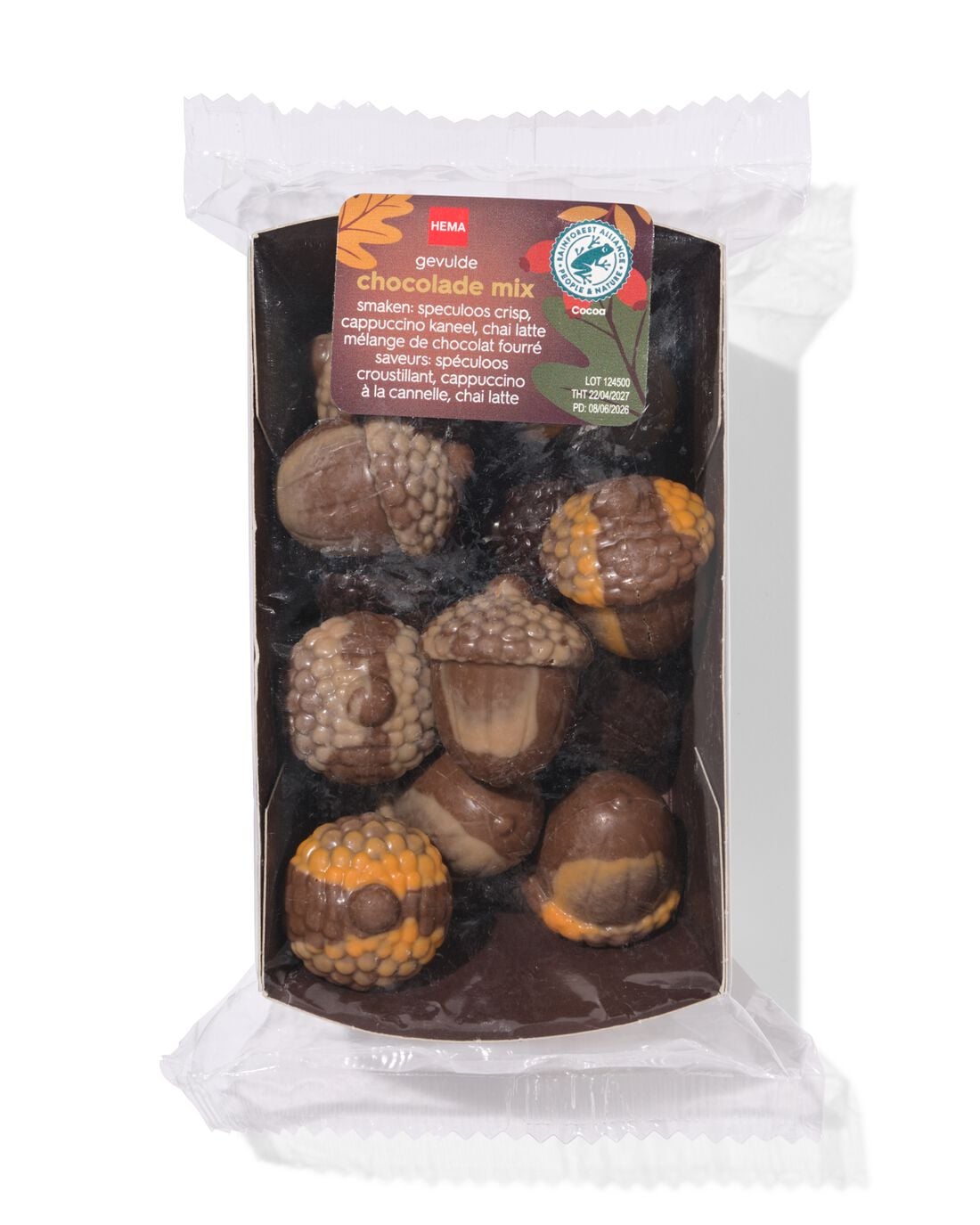 Luxe chocolade eikeltjes 150g