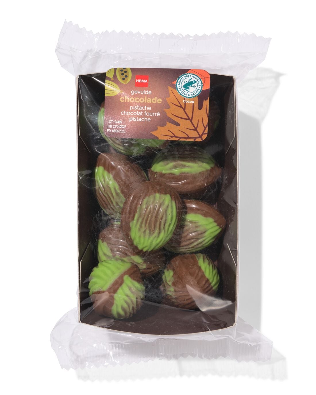Luxe chocoladewalnoten pistache 145g