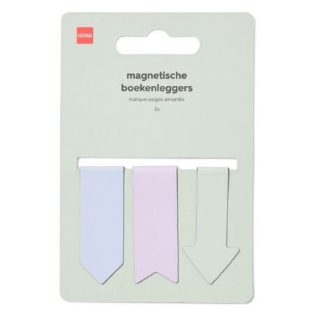 Magnetische boekenleggers 8x10cm - 3 stuks