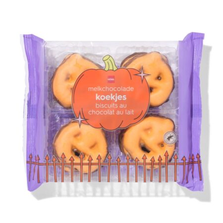 Melkchocolade koekjes Halloween 165g