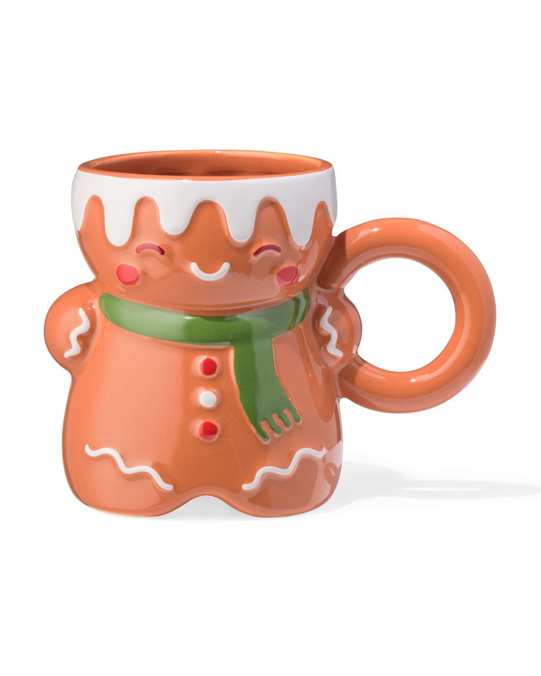 Mok ⌀9x11.5cm peperkoekman met deksel
