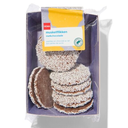 Musketflikken melkchocolade 150gram