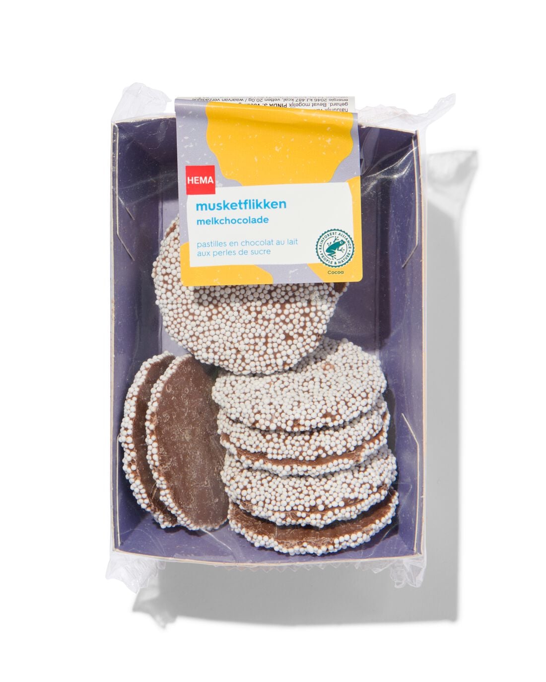 Musketflikken melkchocolade 150gram