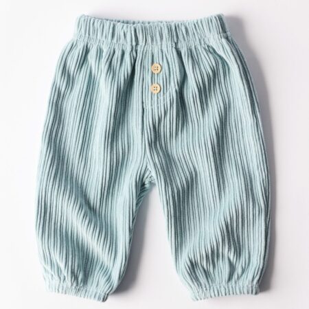 Newbornbroek comfy fit rib blauw
