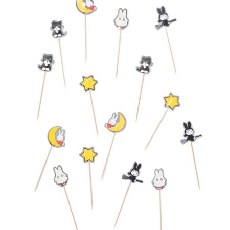 Nijntje cocktailprikkers papier Halloween - 15 stuks