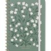Notitieboek A5 gelinieerd bloemen (donkergroen)