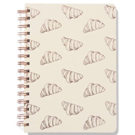 Notitieboek A5 gelinieerd croissant (gebroken wit)