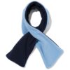Omkeerbare babysjaal fleece (blauw)