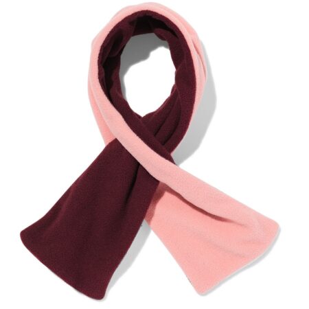 Omkeerbare babysjaal fleece (roze)