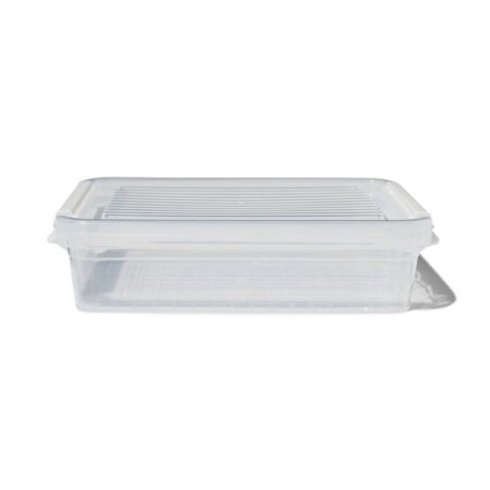 Opbergdoos met deksel 1.8L Dublin transparant 25x17x7 (transparant)