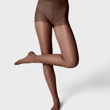 Panty light support 40 denier glans bruin