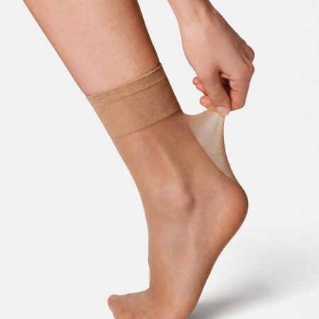 Pantysokken antiladder 20 denier mat - 2 paar beige