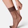 Pantysokken antiladder 20 denier mat - 2 paar bruin