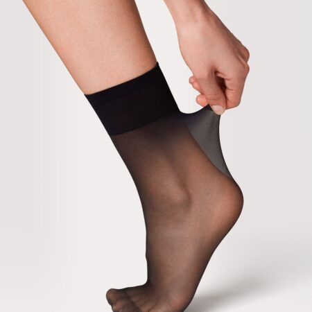 Pantysokken antiladder 20 denier mat - 2 paar zwart