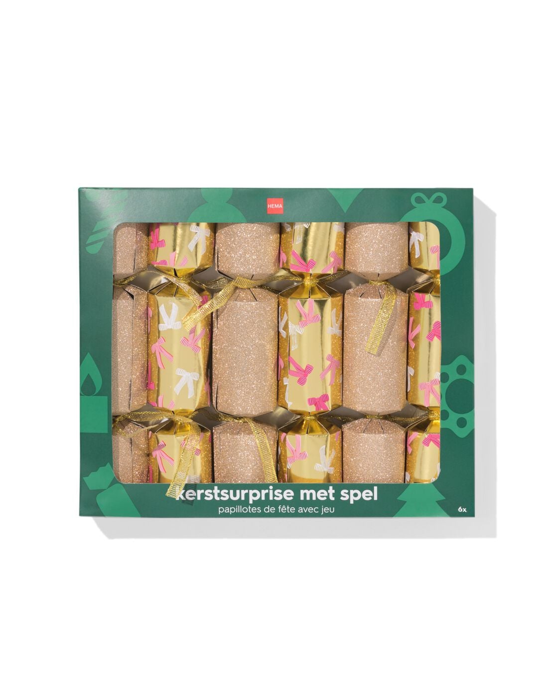 Party crackers goud - 6 stuks