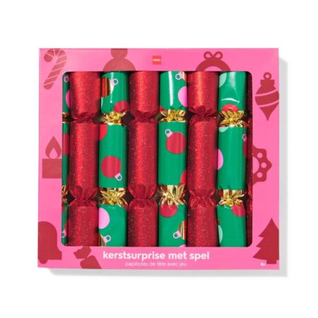 Party crackers groen - 8 stuks