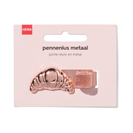 Pennenlus 4x2cm croissant (goud)