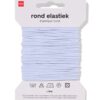 Rond elastiek 10m wit