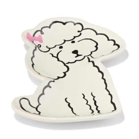 Schoteltje 13.5x9.6cm keramiek hond