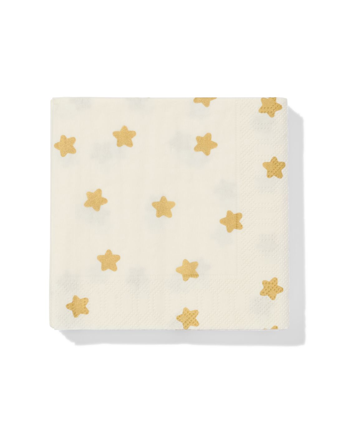 Servetten 24x24cm papier sterren - 20 stuks