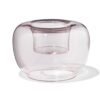 Sfeerlichthouder glas retro roze