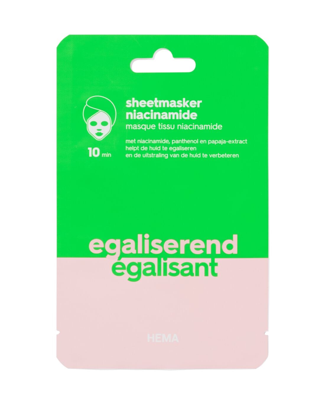 Sheetmasker egaliserend
