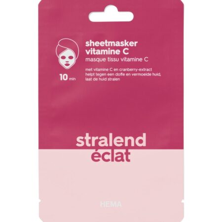 Sheetmasker stralend