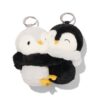 Sleutelhanger 10.5x6.5x11cm pinguïns (multicolor)