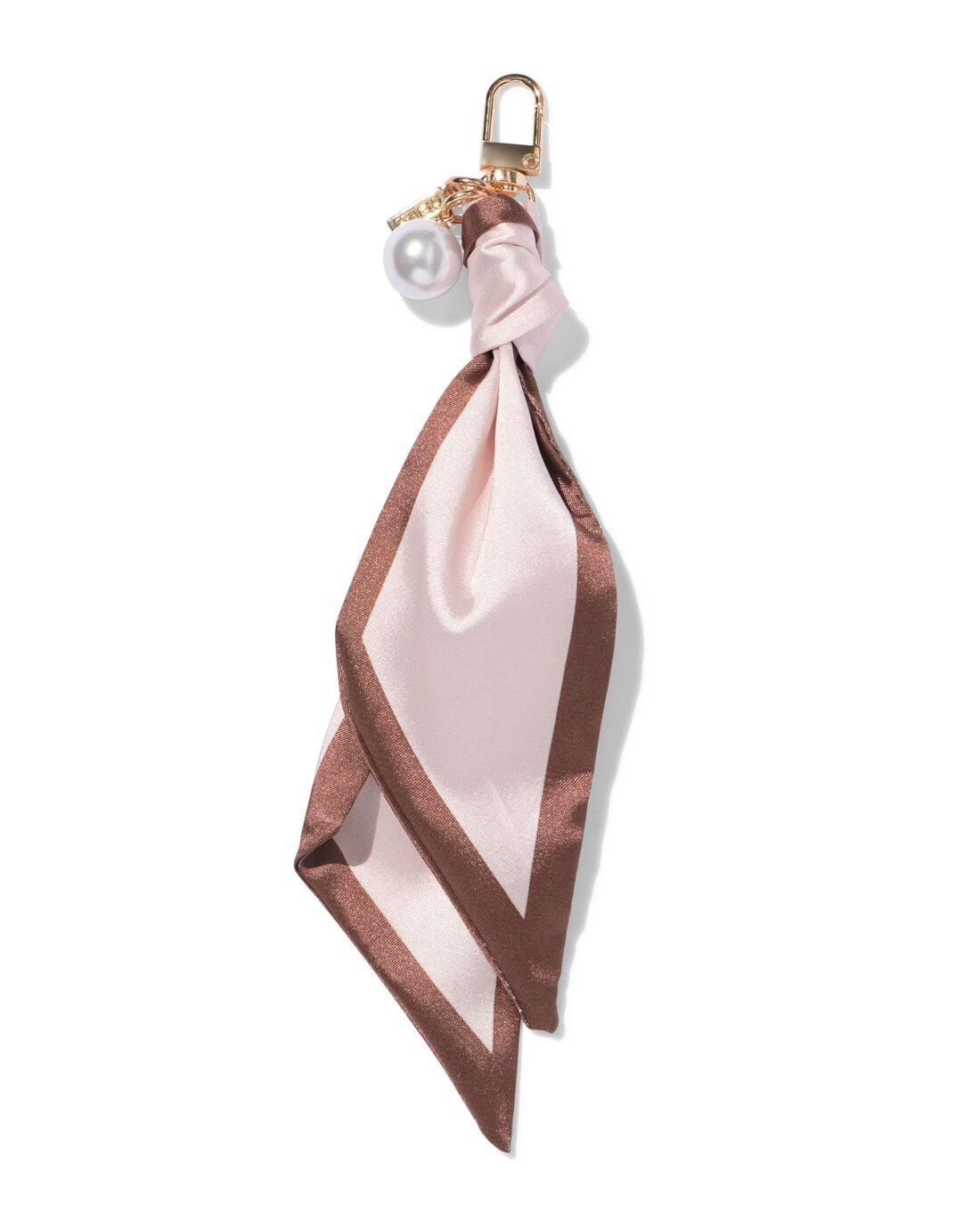 Sleutelhanger sjaal roze