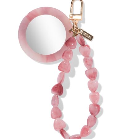 Sleutelhanger spiegel roze